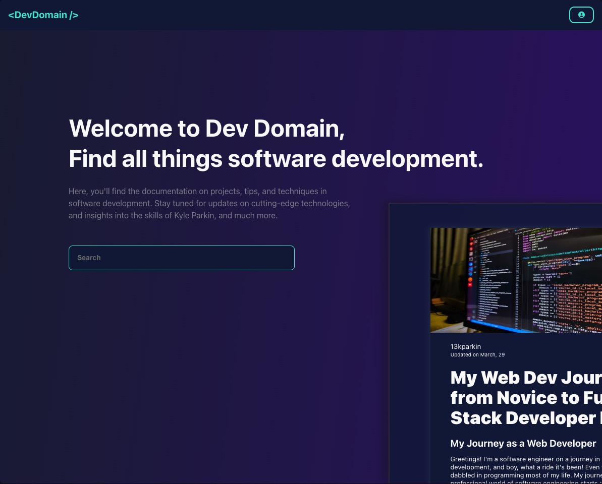 Kyle Developer Portfolio